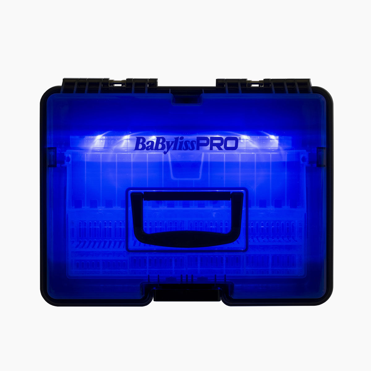 Barbersonic Professional Disinfectant Solution Box - illuminated top view